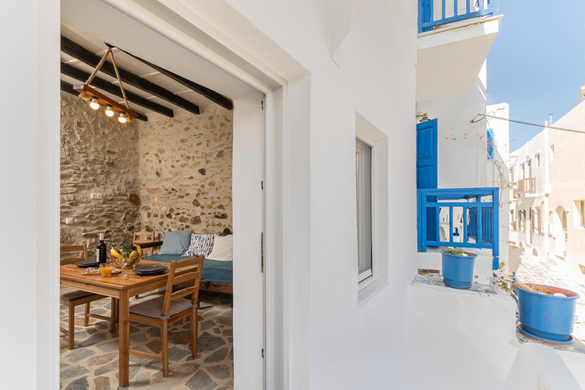 The White Stone House Naxos City Exterior foto