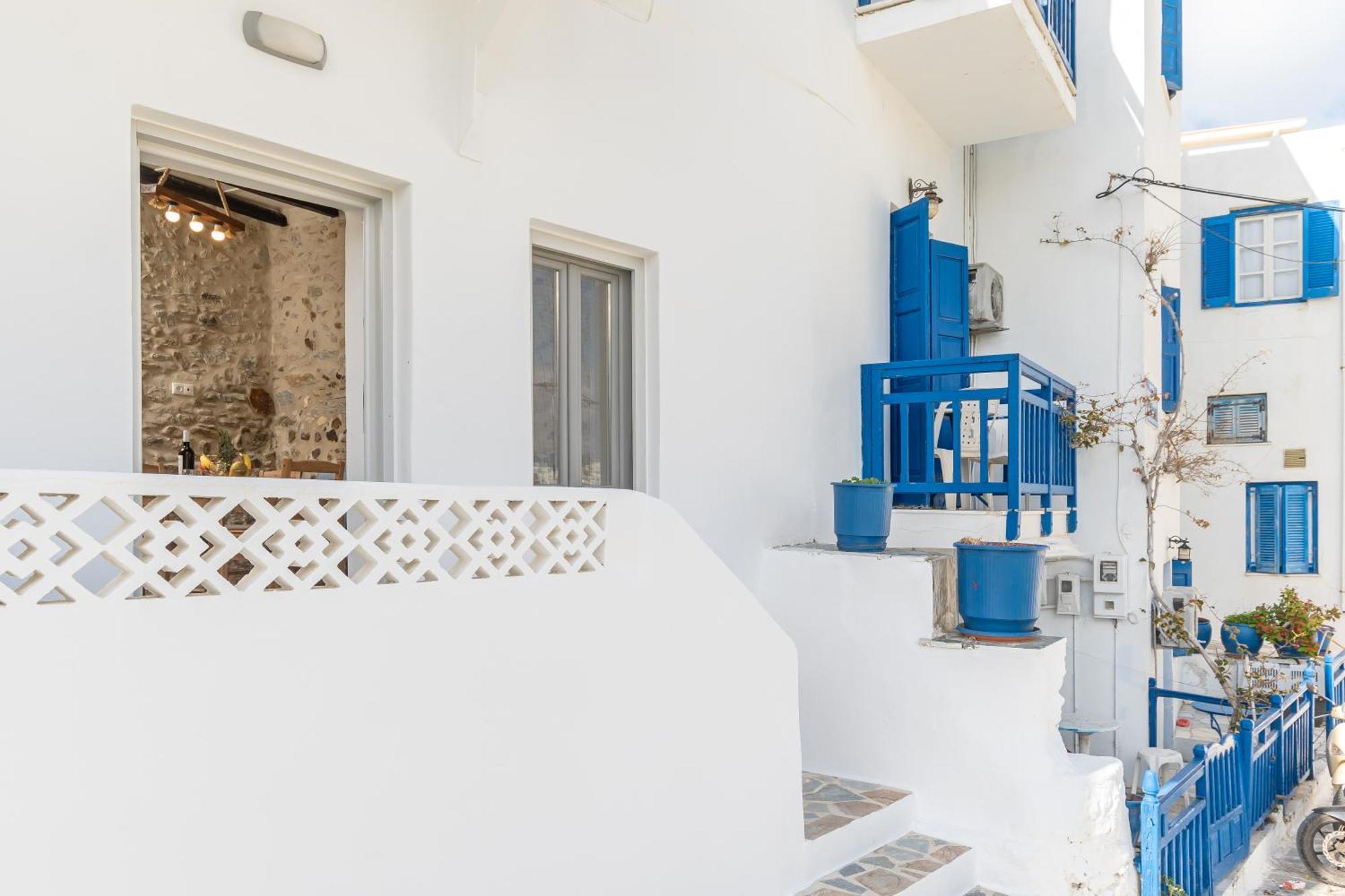 The White Stone House Naxos City Exterior foto